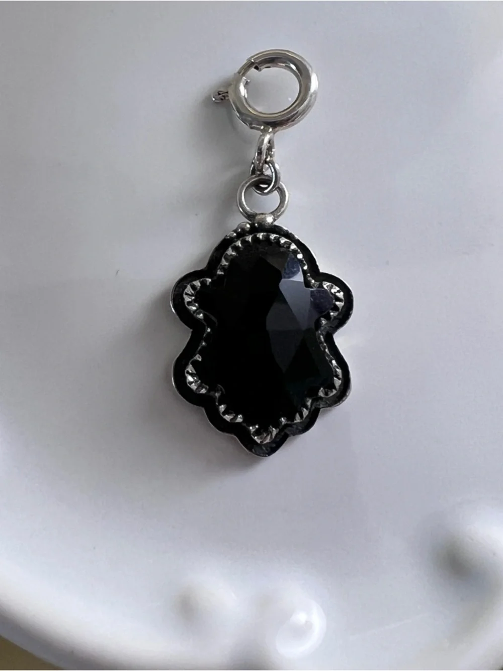 Krush Kandy Sterling Silver 925 Onyx Halloween theme Earrings and Pendant charm - Picture 2 of 11